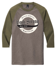 Load image into Gallery viewer, 5th Anniversary Raglan Army Green and Grey
