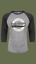 Load image into Gallery viewer, 5th Anniversary Raglan Black and Grey
