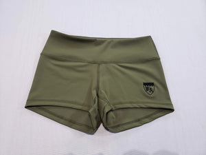 Built Strong Shorts-Green