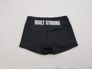 Built Strong Shorts-Black