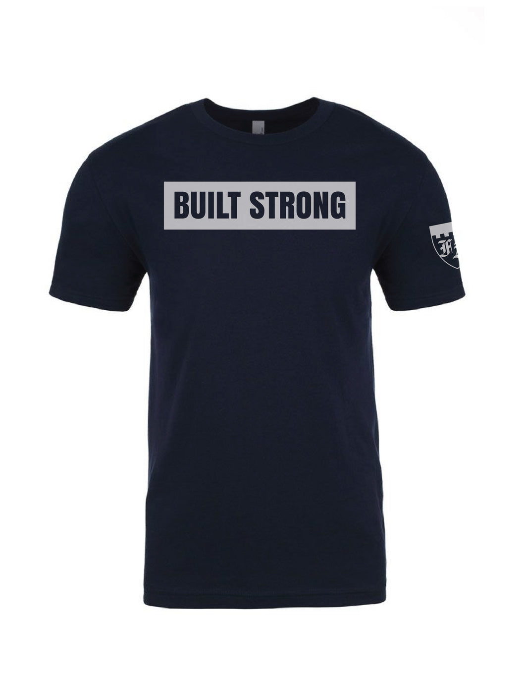 BUILT STRONG T-SHIRT-NAVY