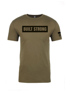 BUILT STRONG T-SHIRT-OLIVE